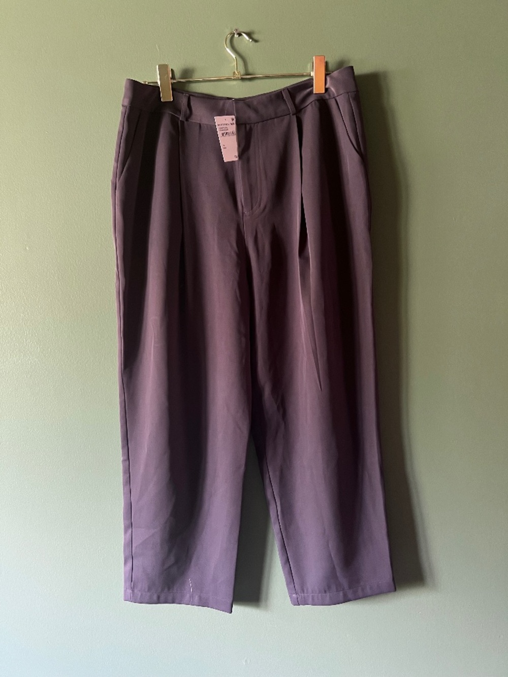 Black Pleated Dress Capri Pants